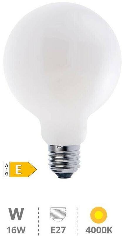 GSC Globe LED light bulb Crystal Series 16W E27 4000K